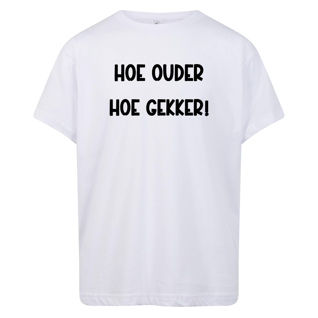 Volwassen T-shirt: Hoe ouder hoe gekker