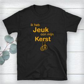 Volwassen T-shirt: Ik heb jeuk aan mijn kerst ballen