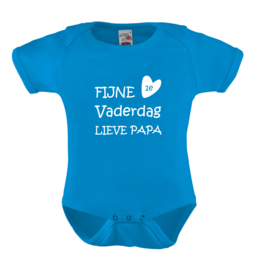 Baby romper: Fijne 1e Vaderdag lieve papa