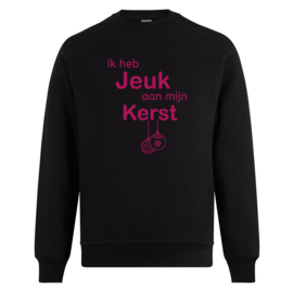 Foute kerst sweater: Ik heb jeuk aan mijn kerstballen
