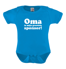 Baby romper: Oma is mijn grootste sponsor!