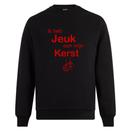 Foute kerst sweater: Ik heb jeuk aan mijn kerstballen