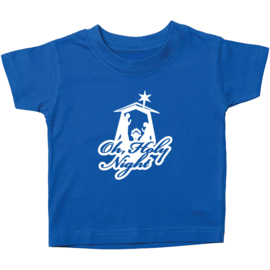 Kinder T-shirt met de opdruk: Oh holy night