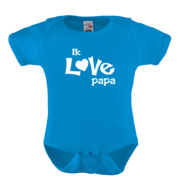 Baby romper: Ik love papa