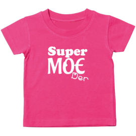 Kinder T-shirt: Super moeder