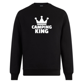 Volwassen sweater: Camping king 1