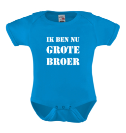 Baby romper: Ik ben nu grote broer