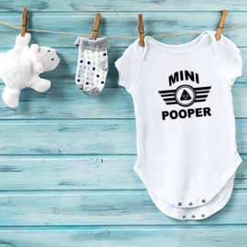Baby romper: Mini pooper (drol)