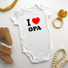 Baby romper: I love opa