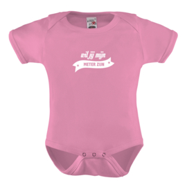 Baby romper: Wil jij mijn meter zijn