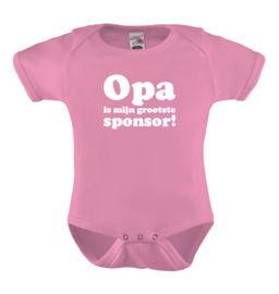 Baby romper: Opa is mijn grootste sponsor!