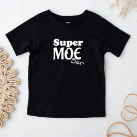 Kinder T-shirt: Super moeder