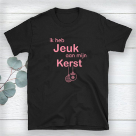 Volwassen T-shirt: Ik heb jeuk aan mijn kerst ballen