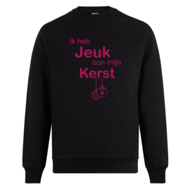 Foute kerst sweater: Ik heb jeuk aan mijn kerstballen