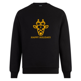 Foute kerst sweater: Happy holidays (hert)