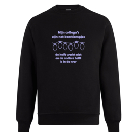 Foute kerst sweater: Mijn collega’s zijn net kerstlampjes, de helft werkt niet en de andere helft is in de war