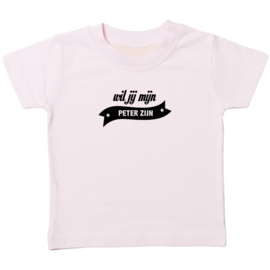 Kinder T-shirt met de opdruk: Wil jij mijn peter zijn