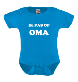 Baby romper: Ik pas op oma