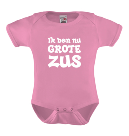 Baby romper: Ik ben nu grote zus