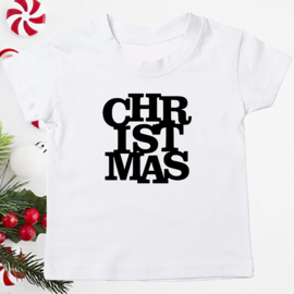 Kinder T-shirt met de opdruk: Christmas
