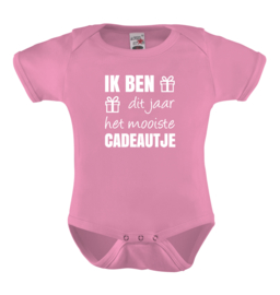 Baby romper: Ik ben dit jaar het mooiste cadeautje