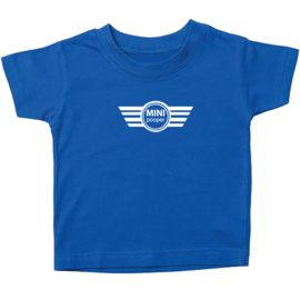 Kinder T-shirt met de opdruk: Mini Pooper (tekst)