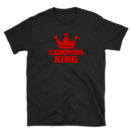 Volwassen T-shirt: Camping King 1
