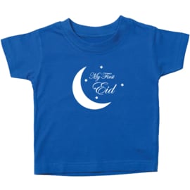 Kinder T-shirt met de opdruk: My first eid
