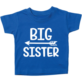 Kinder T-shirt: Big sister met pijl