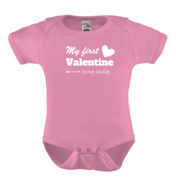 Baby romper: My first Valentine is my mommy