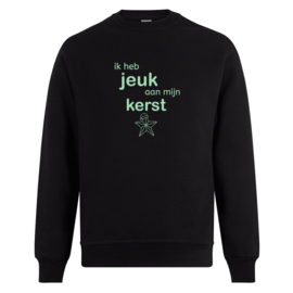 Foute kerst sweater: Ik heb jeuk aan mijn kerstster