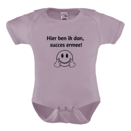 Baby romper: Hier ben ik dan succes ermee