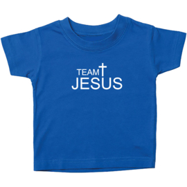 Kinder T-shirt met de opdruk: Team Jesus
