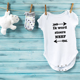 Baby romper: Ik word stoere neef