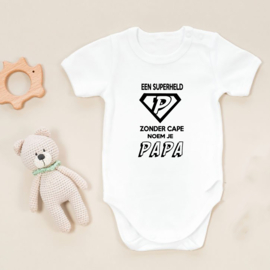 Baby romper: Een superheld zonder cape noem je papa