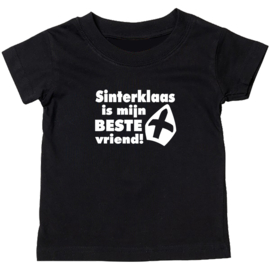 Kinder T-shirt: Sinterklaas is mijn beste vriend!