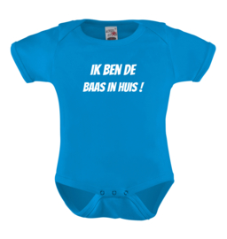 Baby romper: Ik ben de baas in huis!