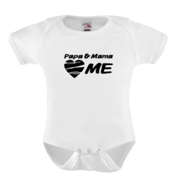 Baby romper: Papa & Mama love me