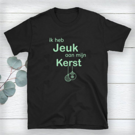 Volwassen T-shirt: Ik heb jeuk aan mijn kerst ballen