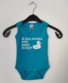 Baby romper: Ik ben straks niet meer in mijn eendje | mt 80