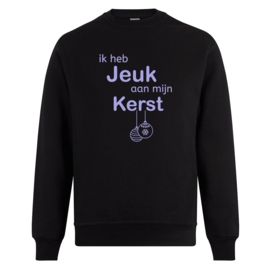 Foute kerst sweater: Ik heb jeuk aan mijn kerstballen