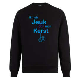 Foute kerst sweater: Ik heb jeuk aan mijn kerstballen