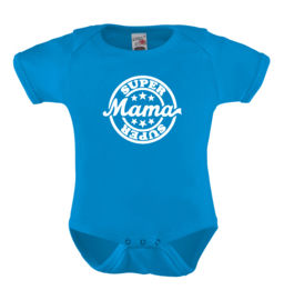 Baby romper: Super mama (stempel)