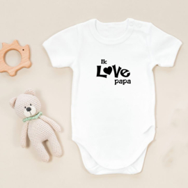 Baby romper: Ik love papa