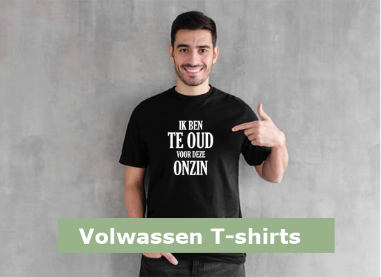 bedrukeenshirt.nl | volwassen T-shirt bedrukken