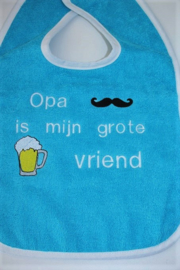 Opa is mijn grote vriend + biertje/snor