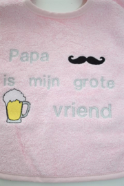 Papa is mijn grote vriend + biertje/ snor