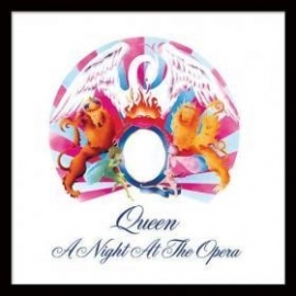 Queen  =Framed Cover Print= A Night At The Opera