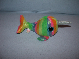 QZ-1222  Ty Beanie Boo Narwal/tandwalvis Nori 2019 - 17 cm