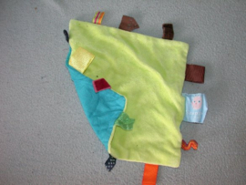 PS-1191  Snoozebaby labeldoekje, velours/tricot
